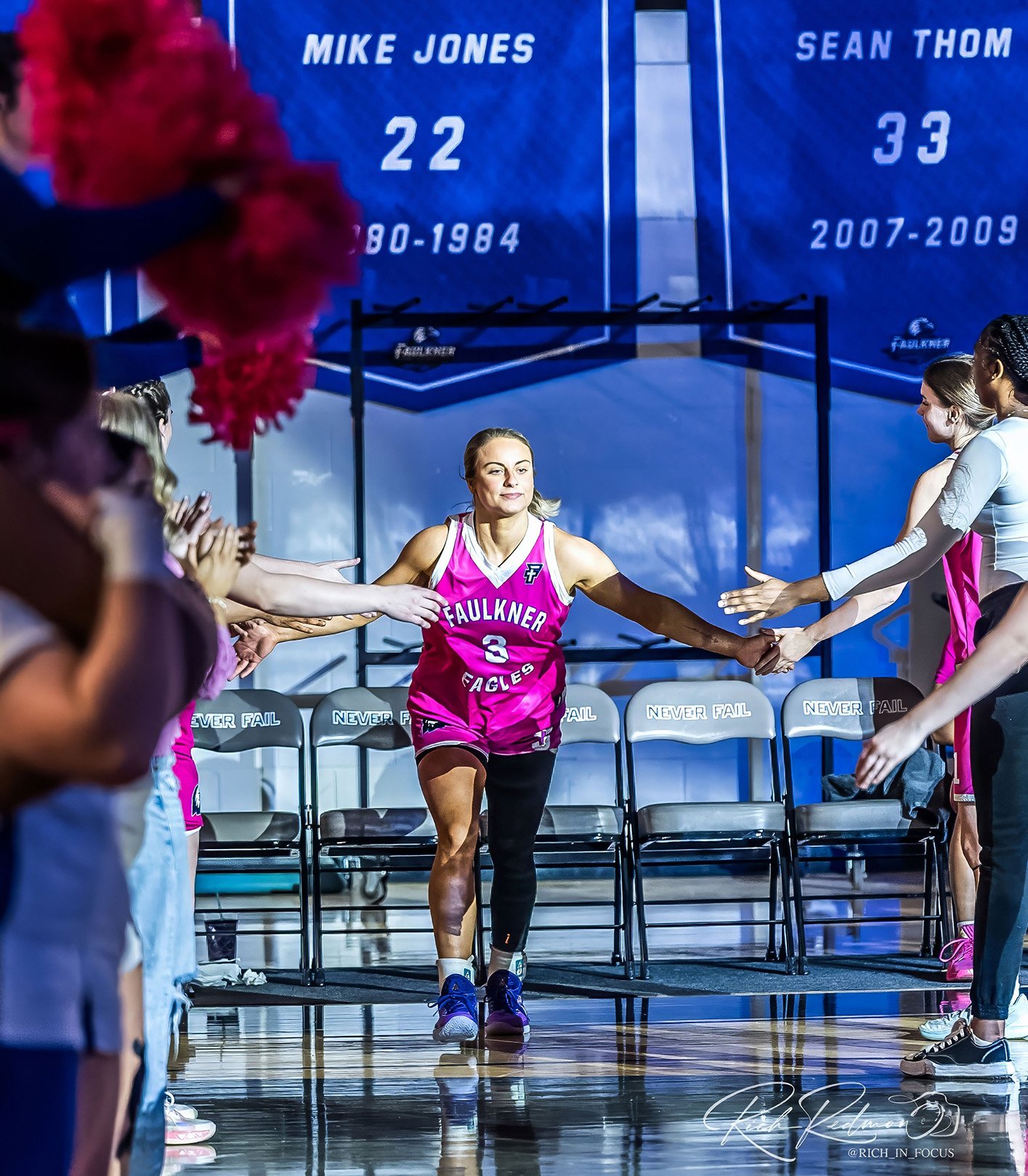 Faulkner University basketball game gallery cover
